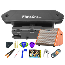 弗兰格FP-1 加震原声打板吉他拾音器 免开孔指弹演出直播木吉他民谣拾音器可充电 FP-1拾音器+好礼+AG15A充电弹唱音箱