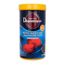 Depontaqua德邦鹦鹉鱼饲料血鹦鹉红鹦鹉增色增艳鱼食水族观赏鱼热带鱼颗粒鱼粮 FD102血鹦鹉增艳饲料360g