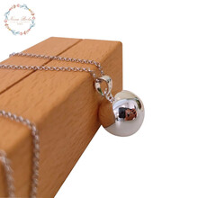 法国novabola孕妇安抚胎教铃铛进口孕妇用品轻奢胎教铃铛孕妇铃铛项链礼物孕妈饰品 UN安系列  925镀银