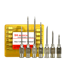 不锈钢兽用针头 注射器针头 猪牛羊动物疫苗针头12根 16*20
