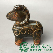 【芠拉】芠拉-古玩古董仿古做旧玉器老玉货战国汉代岫玉仿出土高古玉把件羊摆件