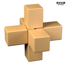 孔明锁套装益智玩具成年全套九连环高难度学生儿童智力玩具鲁班锁全套装礼盒开发智力6-8岁以上生日礼物 好汉锁