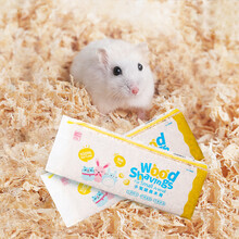网牧 仓鼠木屑尿沙垫料龙猫刺猬垫材锯末兔子刨花夏天仓鼠用品（柠檬味1KG）