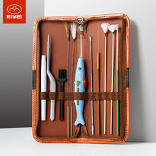 金达日美 采耳工具11件套装掏耳挖耳勺鹅毛棒经典款 LP99002