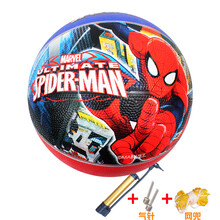 迪士尼（Disney） 玩具球儿童胶篮球幼儿园卡通皮球小学生蓝球冰雪奇缘公主玩具篮球 5号1005S蜘蛛侠