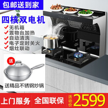 樱驰（SAKANICH）分体式集成灶下排无机箱一体式一体灶自动清洗侧吸集成灶S01 烟机+双电（一电磁炉一电陶炉钢化玻璃）套装+碗篮 其他