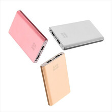 科创美足量50000N超大容量充电宝安卓小米华为苹果移动电源超薄小巧迷你快充8000毫安时快充版 金色+充电器