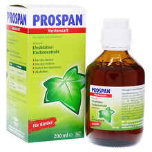 德国原装进口小绿叶（Prospan）润喉清肺防雾霾 婴幼儿儿童成年人舒缓润喉糖浆 德国直邮 1瓶装 常春藤小绿叶糖浆200ml