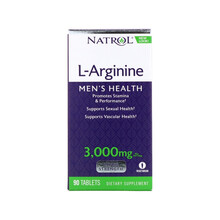 Natrol L-精氨酸 3000毫克 90片 瓜氨酸男士备孕增强精子生命力
