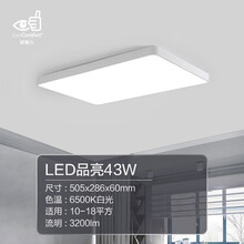 Philips飞利浦led吸顶灯简约时尚现代超薄客厅灯品亮餐厅北欧卧室照明光源家用灯具灯饰 品亮43W（6500K白光）