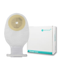 宝禾一件式肠造口袋软夹型肛门袋大便袋造瘘袋开口护理用品1116001F一次性黏贴袋 1116001F（10片/盒）