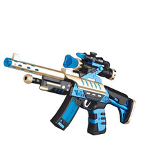 宝宝声光玩具枪男孩音乐枪1-2-3-4岁小孩警察小儿童玩具 电动玩具枪【金色】 送电池