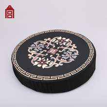 故宫文创 宝相花纹蒲团 茶室坐垫 静心坐垫 装饰软垫地垫hf  生日送女友实用毕业礼物