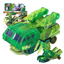 奥迪双钻爆裂飞车1代2代3代玩具机甲兽神儿童暴烈变形机器人  【1代强袭型】丛林潜伏者124