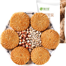 超市	健元堂 山药芡实代餐饼 杂粮粗粮 饱腹压缩 代餐饼干 450g(新老包装交替发货)