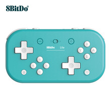 八位堂 8BitDo Lite 游戏手柄无线PC电脑任天堂NS Switch/Lite游戏机steam蓝牙双打轻薄便携安卓盒子 孔雀蓝
