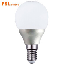 FSL佛山照明LED灯泡节能球泡E14螺口家用商用光源3W白光6500K 超炫
