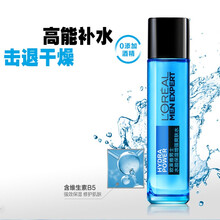 欧莱雅男士水凝露爽肤水保湿水能增强补水保湿控油收缩毛孔紧肤健康水须后水平衡水油护肤品男套装 水能保湿增强爽肤水 130ml