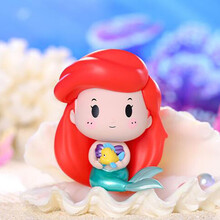 迪士尼公主坐姿坐坐盲盒公仔可爱玩具收藏 爱丽儿 Ariel （美人鱼隐藏款）