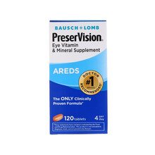 Bausch&Lomb博士伦 护眼维生素与矿物质补充剂 120片 进口护眼保健品缓解视疲劳