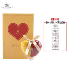 韩国尔木萄美妆蛋不吃粉妆彩妆蛋粉扑海绵化妆蛋葫芦干湿两用心悦美妆蛋 尔木萄礼盒装二件套 复古红+芥末黄