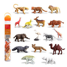 仿真小动物模型玩具家禽爬行昆虫野生动物3-10岁儿童过家家玩具 迷你野生动物A款