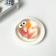 发泄球西红柿 发泄水球捏捏乐可爱抖音网红同款摔不烂的番茄减压解压玩具 11号 笑脸鸡蛋