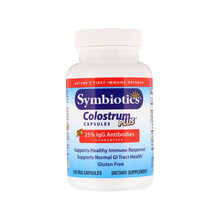 Symbiotics 不含麸质牛初乳素食胶囊 肠道健康养护提高机体抵抗力增强免疫力 120粒