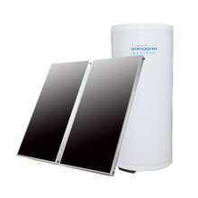 桑高(SANGGAO)承压分体式太阳能热水器家用平板全自动电加热一体可配空气能别墅家庭洗浴中心   炫舞系列_含配件包+送货+安装 定制机型发货时间一般付款后8天