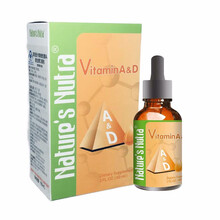 莱思纽卡Nature‘s Nutra营养素儿童宝宝补充剂美国进口60ml/瓶 维生素A维生素D滴剂60毫升