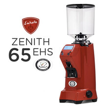 Eureka咖啡磨豆机 意大利进口Zenith 65e高速防静电防结块 商用意式咖啡粉研磨机 ZENITH 65E HS-红色