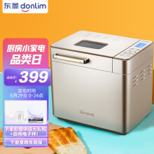京东超市
东菱Donlim 面包机 全自动 和面机 家用 揉面机 可预约智能投撒果料烤面包机DL-TM018