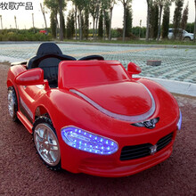 婴儿童电动车四轮遥控跑车1234岁小孩玩具车可坐人男女宝宝摇摇车 高配红+双驱+遥控