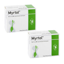 德国直邮原装进口Gelomyrtol吉诺通桃金娘肠溶胶囊 2盒装 120mg儿童版100粒 6岁以上