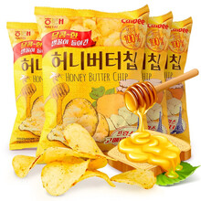 韩国进口海太蜂蜜黄油薯片60g组合 海太网红土豆片休闲零食小吃膨化薯片网红零食品 蜂蜜黄油薯片60g*3袋