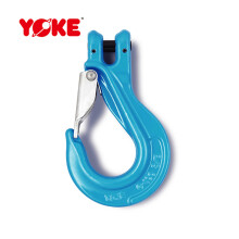 YOKE吊装吊钩 X-043/S-07
现货原装进口 G100级 合金钢起吊 羊角弹片钩 自锁钩子 蓝色 2.5T 63