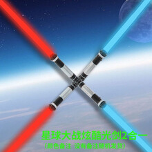 星球大战激光剑白兵面具披风cos服发光伸缩剑黑武士斗篷男孩 星球大战炫酷光剑2合一 颜色备注 没有备注随机发