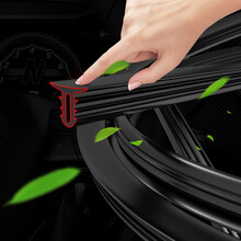 派乐特 汽车中控台密封条仪表台缝隙改装隔音防尘胶条前挡风玻璃异响消除改装车门胶条轿车通用1.6米