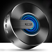 乾越无线蓝牙音箱大音量手机迷你便携式随身户外小型钢炮家用音响车载超重低音炮微信收钱收款语音播报提示器 科技黑*标准版