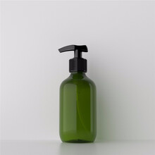兮曼旅行分装瓶套装大容量按压式便携水乳洗发露沐浴露乳液瓶小空瓶子洗漱包化妆品收纳瓶旅游用品 300毫升墨绿色空瓶