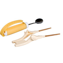 防抖勺子老人专用餐具套装康复助食筷助食吸盘防洒汤碗老年帕金森创意残疾人防抖餐具叉 筷+勺套餐