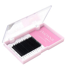 睫丝丹尼 嫁接睫毛貂毛风吹动空气扁型睫毛单根假睫毛浓密超水貂毛柔软卷翘 翘度-J 长度-8mm