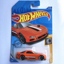 儿童20DEF美泰风火轮火辣小跑车轨道车模型小汽车玩具男孩兰博基尼合金C 2B43马自达RX-7