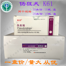 哈药猪伪狂犬活疫苗k61小猪伪狂犬小猪滴鼻伪狂犬疫苗猪疫苗 兽用 10头份