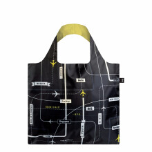 德国LOQI单肩时尚环保购物袋大容量折叠便携春卷包万用袋航线旅行收纳包