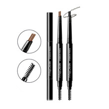 夏兰妮3支极细眉笔女防水防汗自然持久不脱色雾眉刷眉粉网红学生款 三角款（03深咖+05咖啡+08棕色） 其它材质