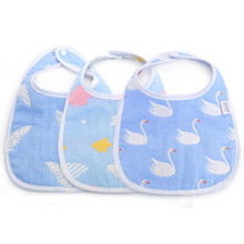 京东超市	
沐凡 口水巾加厚婴幼儿童宝宝围嘴六层纱布纯棉吸水围兜花瓣圆形360度旋转新生婴儿用品送儿童 5条装U型围嘴 男宝宝花色搭配