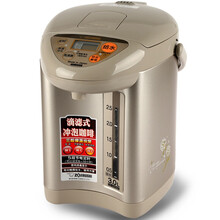象印（ZO JIRUSHI）电热水瓶CD-JUH30C/40C原装进口家用不锈钢真空电热水壶 CT金香槟色3L