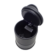 左鸿 车载烟灰缸带LED灯烟灰缸 汽车用带盖车内烟灰缸办公室时尚创意烟灰缸 普通不带灯款