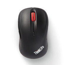 联想（Lenovo） ThinkPad无线鼠标静音小巧便携笔记本台式电脑激光鼠标WLM200男女通用 黑色